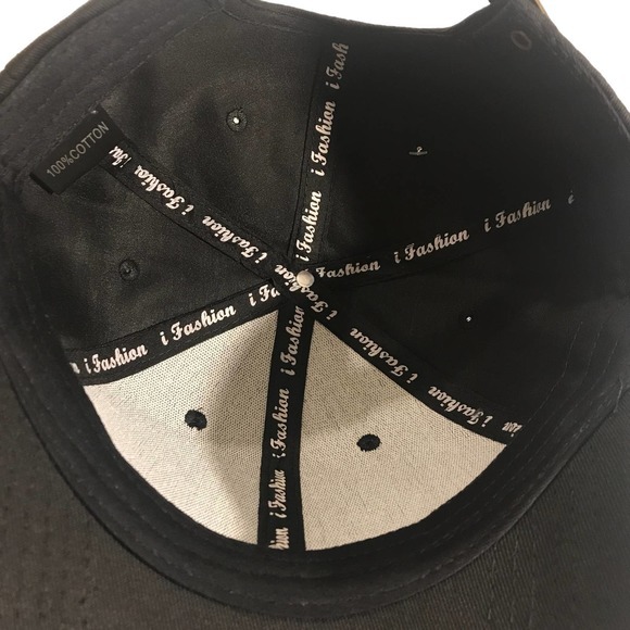 NWT Unisex Black Baseball Caps “‎ Not Today” - Picture 3 of 4
